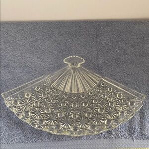 Fenton Glass Fan Shaped Tray